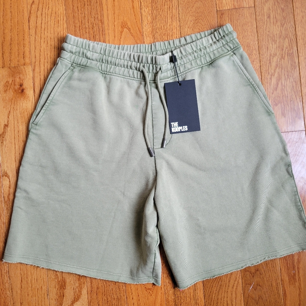 The Kooples Men's Soft Green Drawstring Shorts. NWT Size Medium